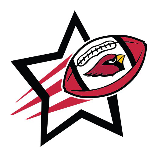 Arizona Cardinals Football Goal Star logo iron on paper